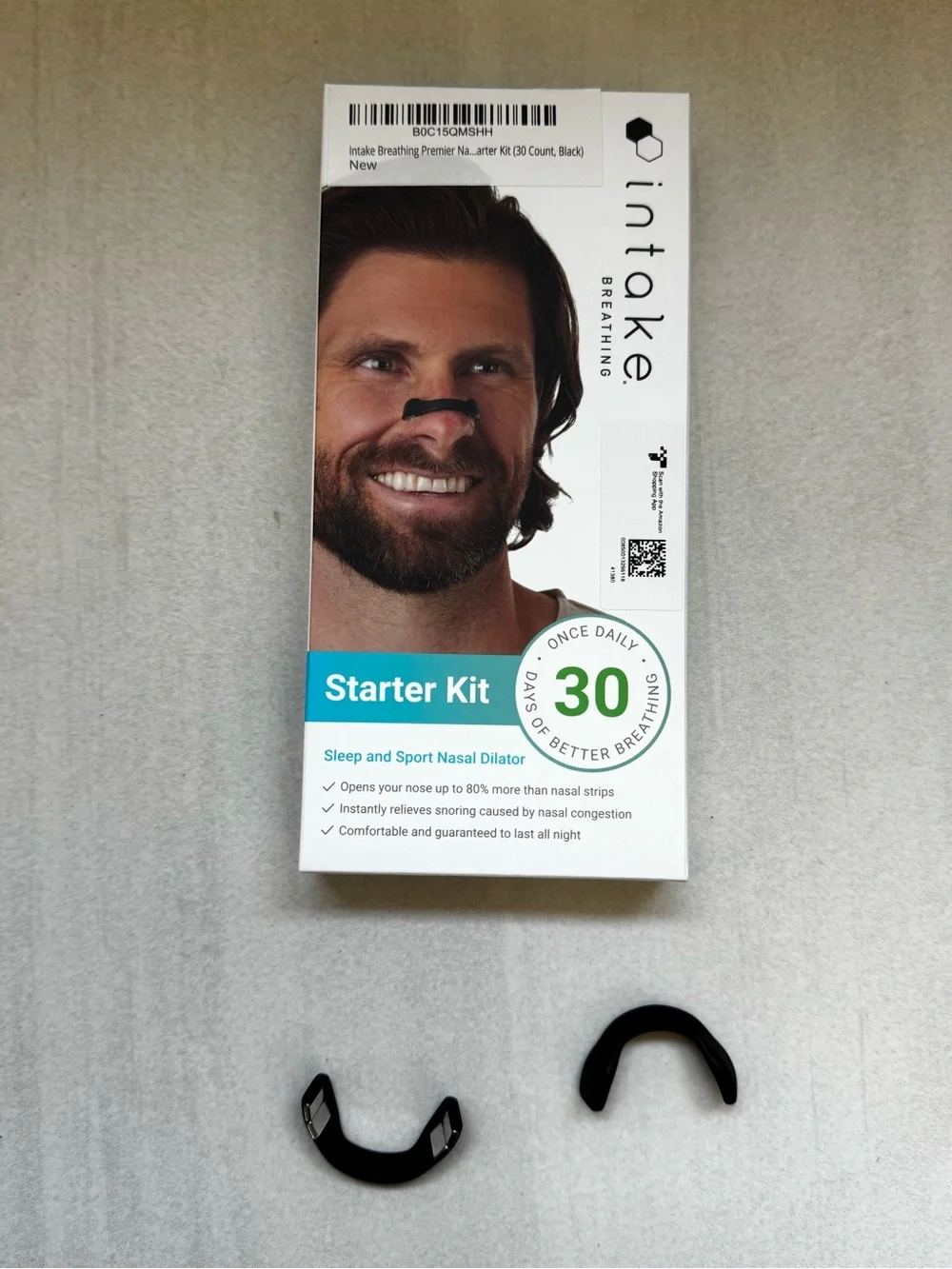 Intake Nasal Dilator Bands- Black, Set of 2, Small S2 size